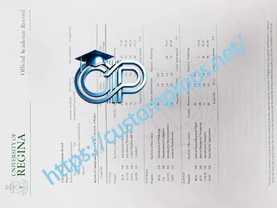Uni of Regina transcript