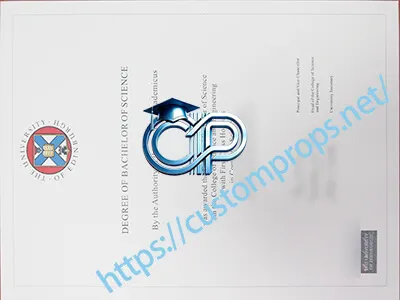 爱丁堡大学毕业证样本
