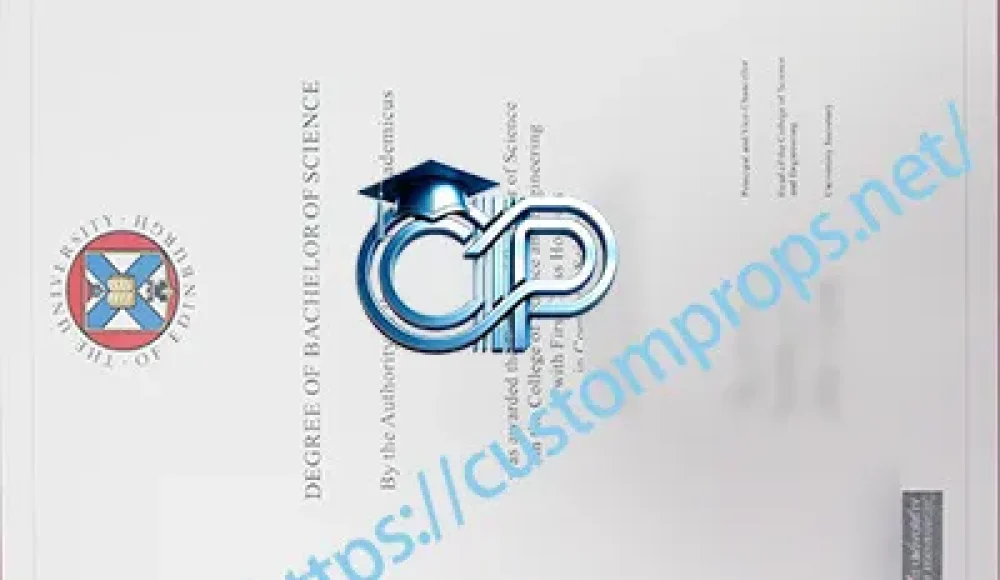 爱丁堡大学毕业证样本