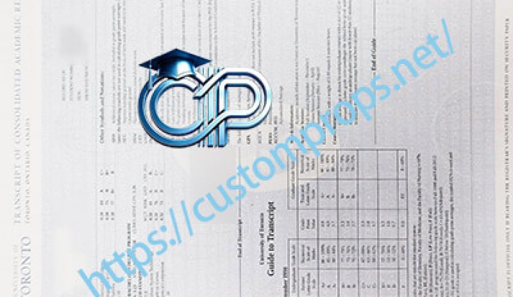 Uni of Toronto transcript